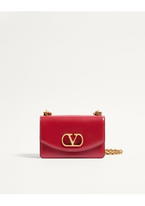 Valentino Garavani Valentino Garavani Vain Small Shoulder Bag In Shiny Calfskin Woman ROSSO VALENTINO UNI