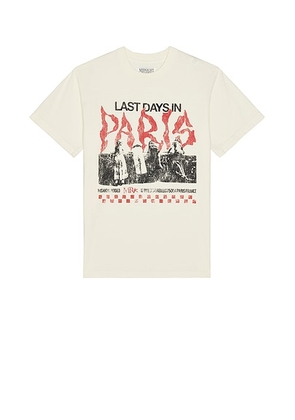 Midnight Rodeo Last Days in Paris T-Shirt in Cream - Cream. Size M (also in ).