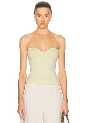 Lisa Yang Alicia Top in Lemon Sorbet - Lemon. Size 1 (also in ).