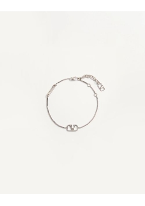 Valentino Garavani Vlogo Signature Metal Bracelet Man TRANSPARENT UNI