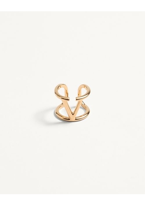 Valentino Garavani Vlogo Signature Metal Ring Woman GOLD 11