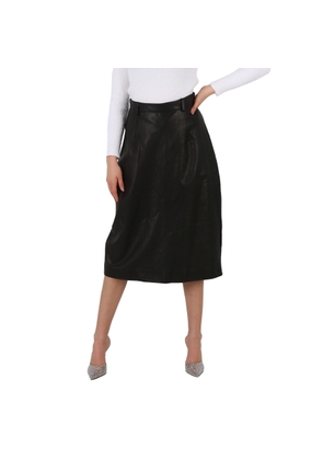 Balenciaga Black High-Waisted Midi Large Skirt, Brand Size 36 (US Size 6)