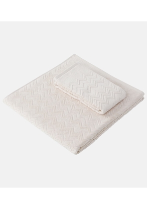 Missoni Chalk set of 2 cotton terry towels
