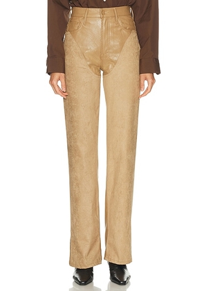 MOTHER The Chap Maven Heel in Playing Both Sides - Tan. Size 32 (also in ).