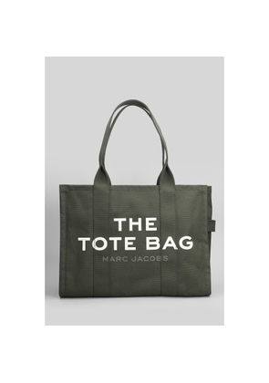Marc Jacobs The Large Tote Tote In Green Cotton