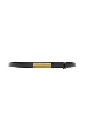 KHAITE Empire 15mm Belt in Black - Black. Size 70 (also in 75, 80, 85, 90, 95).