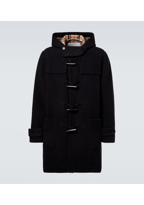 Burberry Hooded wool twill coat