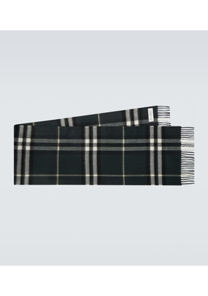 Burberry Burberry Check cashmere scarf
