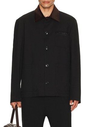 Marni Shirt Jacket in Black - Black. Size 46 (also in 48).