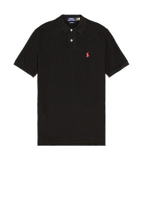 Polo Ralph Lauren Classic Fit Mesh Polo in Black - Black. Size M (also in ).