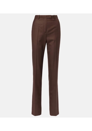 Loro Piana Davey virgin wool straight pants