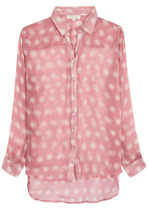 Cloe Cassandro Elodie Printed Silk-georgette Shirt - Pink - S (UK8-10 / S)