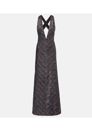 Missoni Sequined lame maxi dress