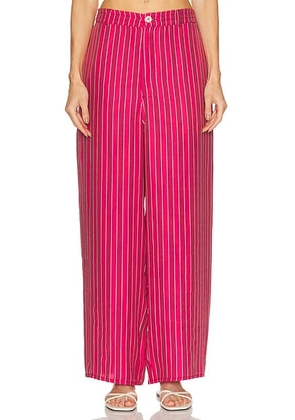 American Vintage Ysoli Pant in Anna - Fuchsia,Mauve. Size L (also in M, S).