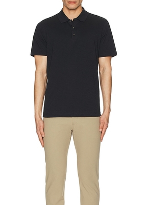 Theory Bron Cotton Polo in Eclipse - Blue. Size L (also in XXL/2X).