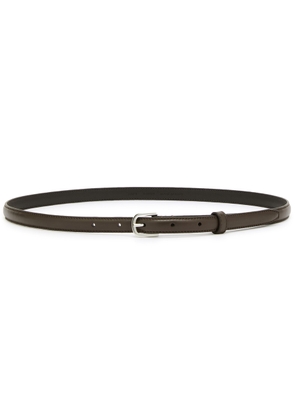 Toteme Leather Belt - Chocolate - 70 (UK6/xS)