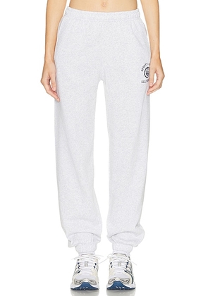 Sporty & Rich California Emblem Soft Sweatpant in Heather Gray - Light Grey. Size XL (also in ).