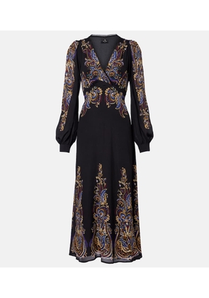 Etro Paisley midi dress