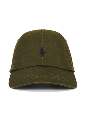 Polo Ralph Lauren Chino Sport Cap in Company Olive - Olive. Size all.
