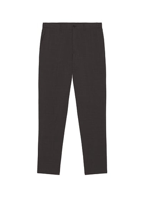 Theory Curtis Travel Motion Trousers in Brownwood Melange - Brown. Size 30 (also in 36, 38).