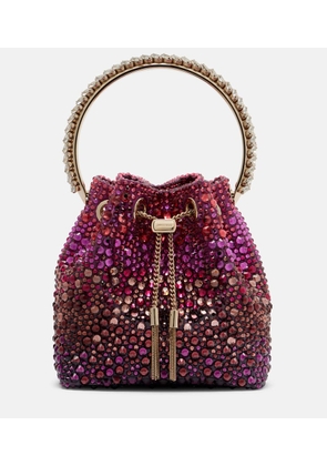 Jimmy Choo Bon Bon embellished bucket bag