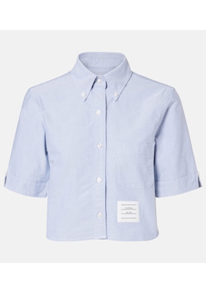 Thom Browne Cropped cotton shirt