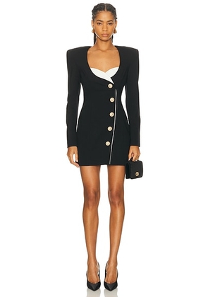 SANS FAFF Celine Mini Dress in Black - Black. Size L (also in M, S, XS).