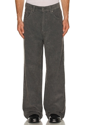 Sunflower Super Wide Cord Pant in Grey - Grey. Size 33 (also in ).
