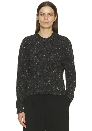 The Row Mauino Cardigan in Charcoal Melange - Charcoal. Size XS (also in ).