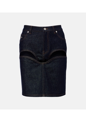 Jean Paul Gaultier Denim miniskirt