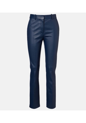 Joseph Coleman leather slim pants