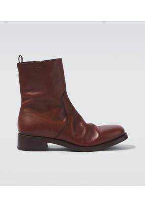 Prada Leather ankle boots