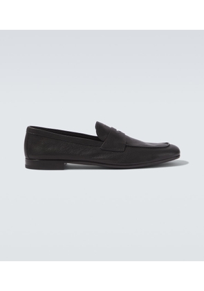 Prada Leather penny loafers