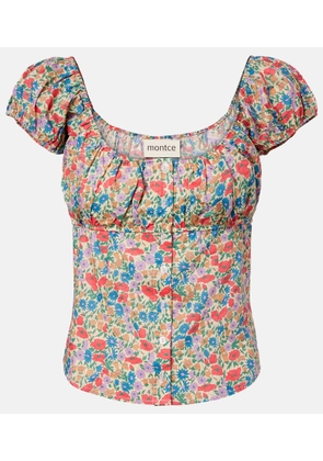 Montce Millie floral cotton top