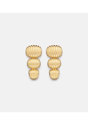 Pamela Zamore Isla Oval Taper 18kt gold earrings