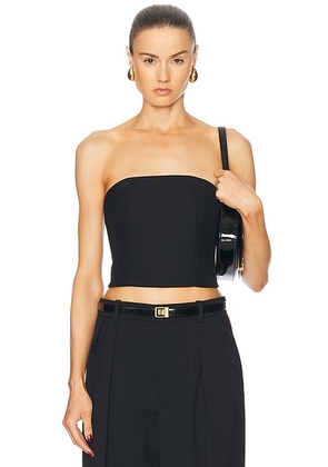 WARDROBE.NYC Corset Top in Black - Black. Size M (also in S, XS, XXS).
