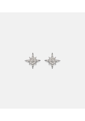 Stone and Strand Northern Star 14kt white gold earrings with diamonds