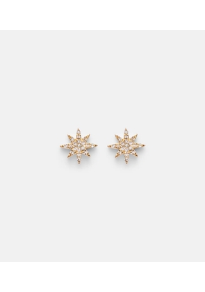 Stone and Strand Northern Star 10kt gold earrings with diamonds