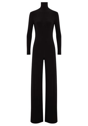 Norma Kamali Roll-neck Stretch-jersey Jumpsuit - Black - M (UK12 / M)