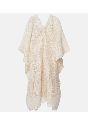 Oscar de la Renta Guipure lace kaftan