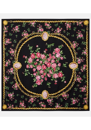 Dolce&Gabbana Floral silk scarf