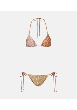 Zimmermann Awaken metallic-effect bikini