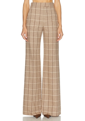Valentino Finestrato Pant in Beige  Bordeaux  & Avorio - Beige. Size 36 (also in 40).