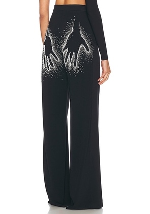Wiederhoeft Handprint Trousers in Black - Black. Size 2 (also in ).