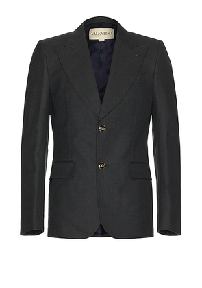 Valentino Jacket in Grigio Anthracite - Charcoal. Size 46 (also in 48, 52).