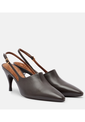 Herbert Levine Cover Up 80 leather slingback pumps