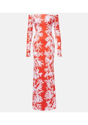 Alexandra Miro Mila printed jersey maxi dress