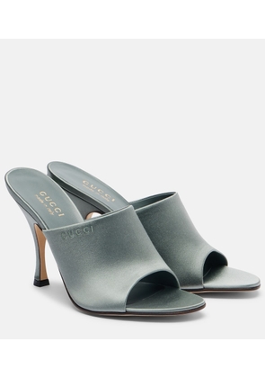 Gucci 95 satin mules