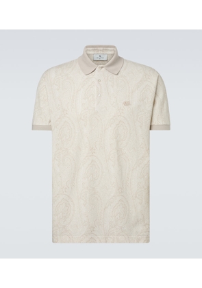 Etro Paisley cotton polo shirt