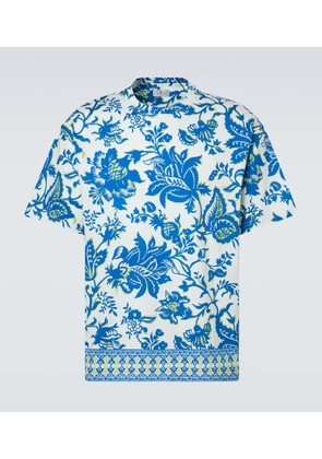 Etro Floral cotton jersey T-shirt